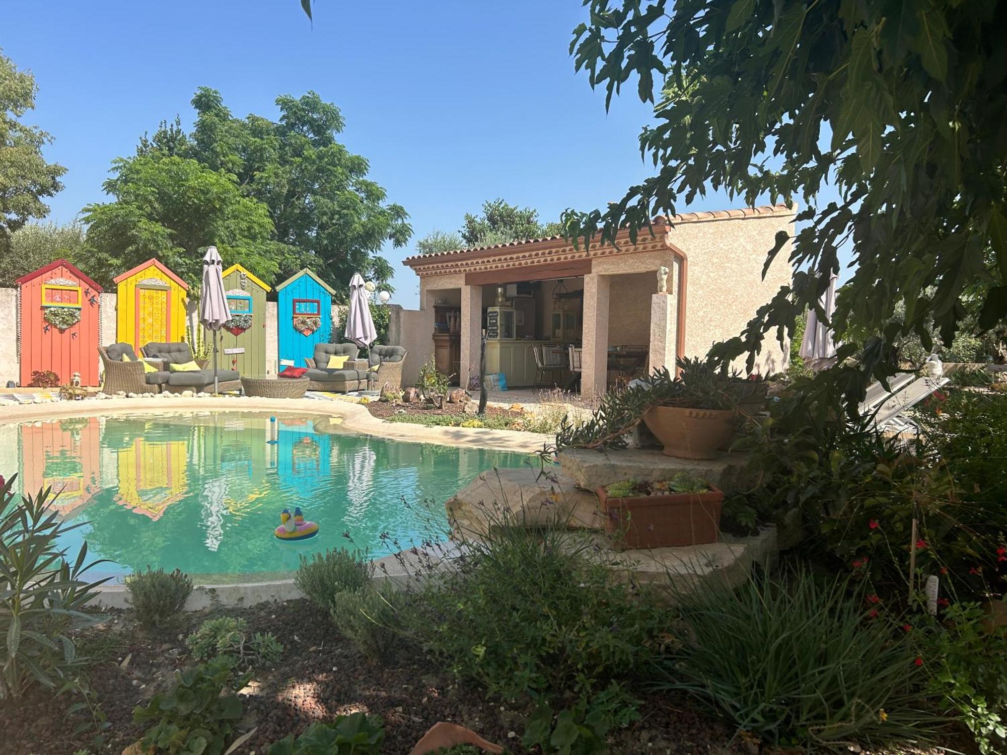 Bed and Breakfast Au Ciel Etoile à Castillon-du-Gard Extérieur photo